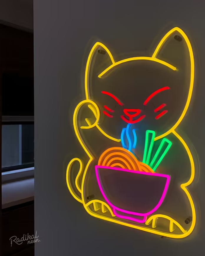 Creatively Style Your Kitchen with Neon Signs